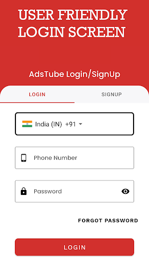 AdsTube - Earn Money Watching Ads Screenshot 1
