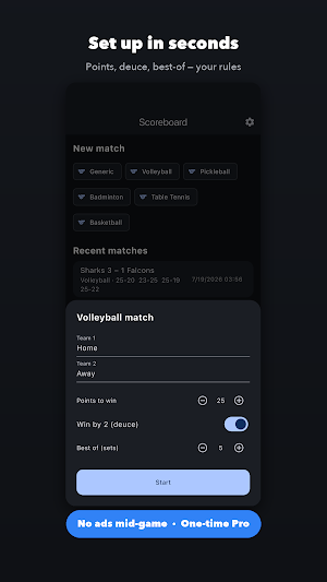 Scoreboard: Score Keeper Screenshot 1