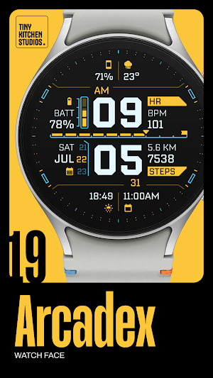 TKS 19 Arcadex Watch Face Screenshot 0