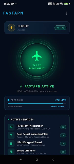 FastAPN Screenshot 2