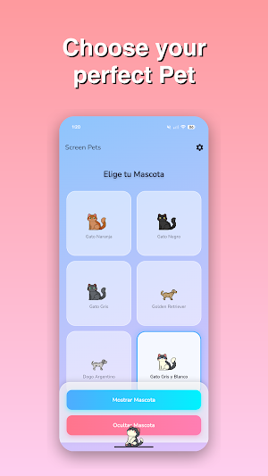 ScreenPets - Virtual Animal Screenshot 1