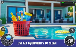 Swimming Pool Wash Cleaning 3D Screenshot 1