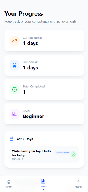 Build Better Habit And Fitness Screenshot 3
