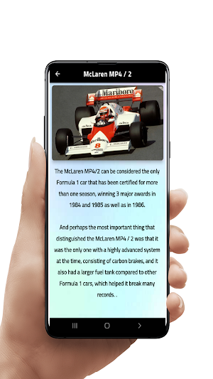 types of formula cars Screenshot 1
