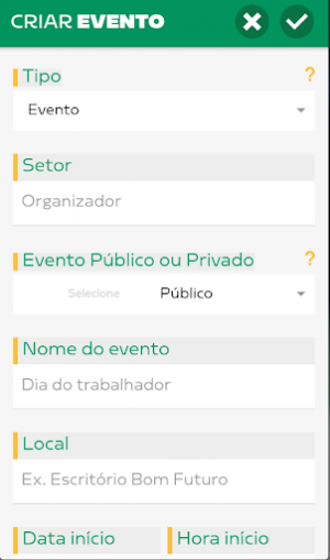 BF Eventos Screenshot 1