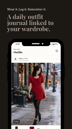 dressed. — Wardrobe Tracker Screenshot 2