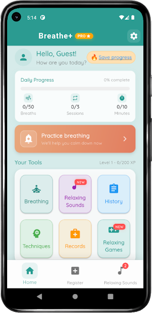 Breathe App Screenshot 2
