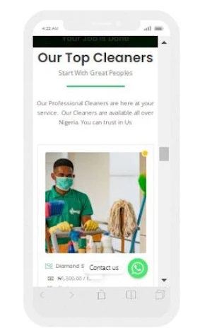 Limpeza Services Nigeria Screenshot 3