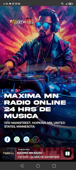 Maxima MN Radio Screenshot 1