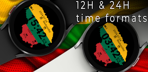 Lithuania Map Watch Face Screenshot 2