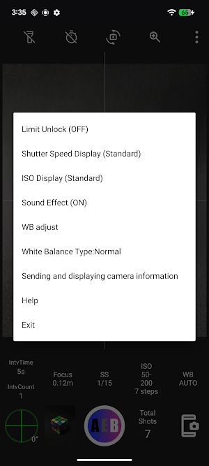 AEBCamera byNSDev Screenshot 1