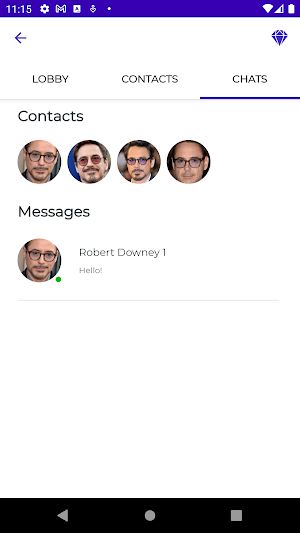 Robert Downey Jr Video Call Screenshot 2