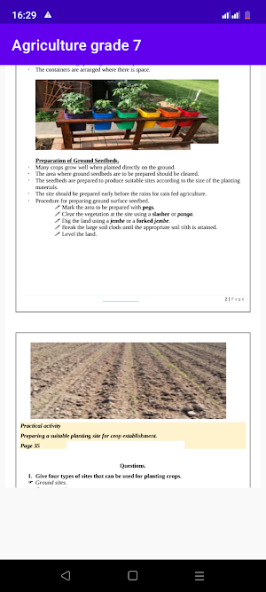 Agriculture grade 7 Screenshot 1