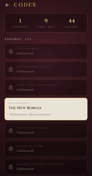 Conclave: Pope Simulator Screenshot 3