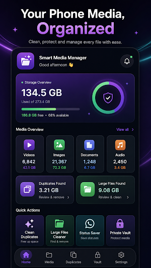Smart Media Manager: Clean Screenshot 0