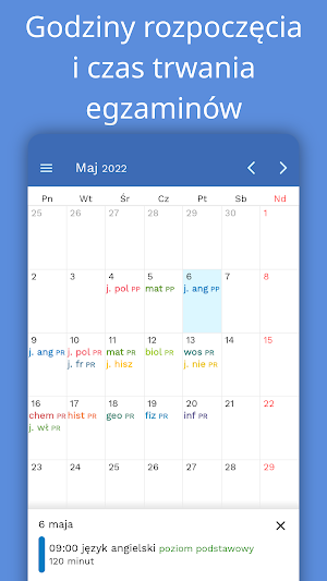 Kalendarz Maturzysty Screenshot 1