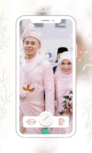 Couple Hijab Wedding Frames Editor Screenshot 2