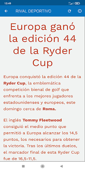 Rival Deportivo Screenshot 3