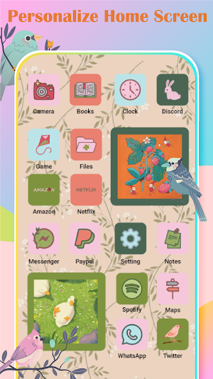 Theme Widget & Icon changer Screenshot 1