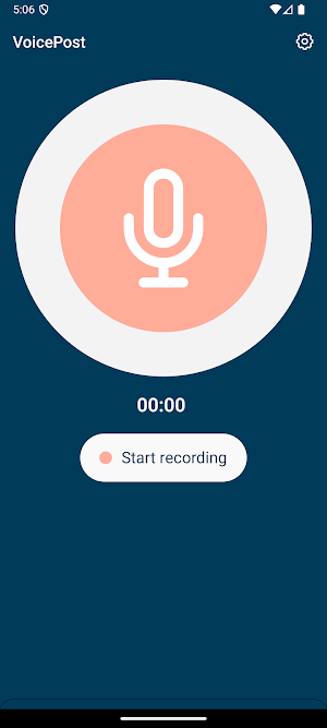 VoicePost Screenshot 0