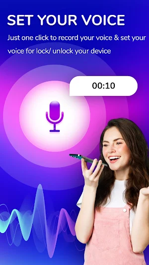 Voice Lock 2023: Unlock Screen Screenshot 2