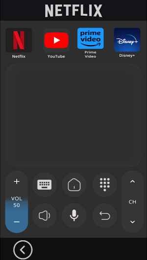 TCL Smart TV Remote App Screenshot 1