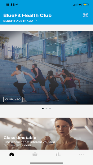 BlueFit Health Club Screenshot 0