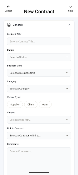 FinanceApps Contracts Screenshot 2