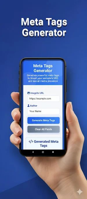 Meta Tags Generator & SEO Tool Screenshot 0