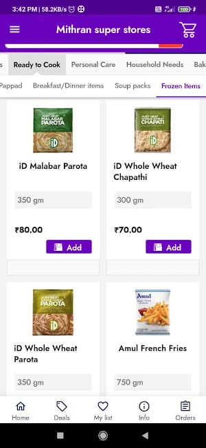 Mithran Superstores Screenshot 1