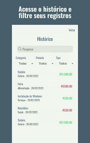 Finança Fácil Screenshot 1