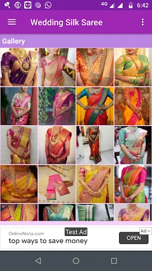 Wedding Silk Saree Gallery Screenshot 2