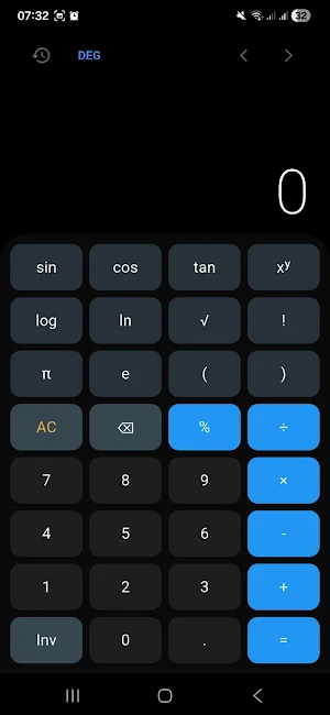 Scientific Calculator Screenshot 1