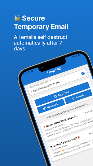 Temp Mail by tempmail.fish Screenshot 1