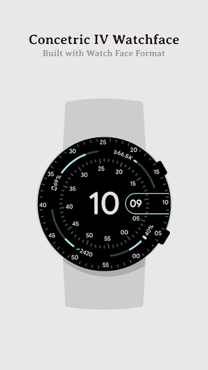 Pixel 4's Concentric Watchface Screenshot 0