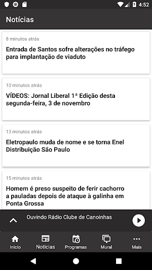 Clube FM 94,9 - Canoinhas Screenshot 3