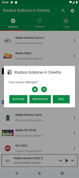 Radio Italiane in diretta Screenshot 2