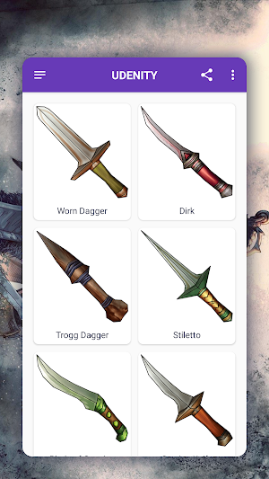 How to draw weapons. Daggers. Step by step lessons Screenshot 1