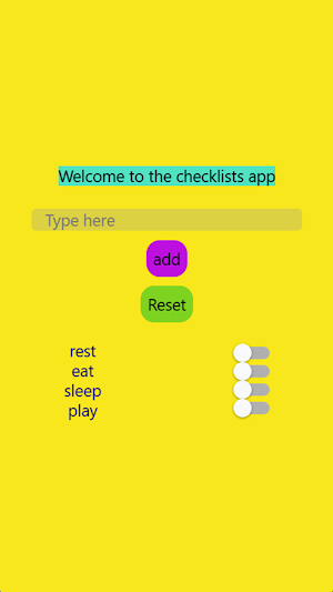Checklist app by Mohomed Screenshot 1
