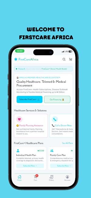 FirstCare Africa: 247 Health Screenshot 0