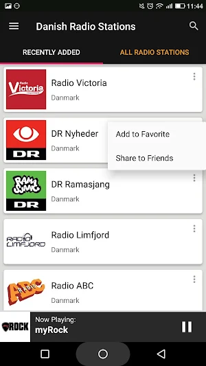 Danish Radio Stations Screenshot 1