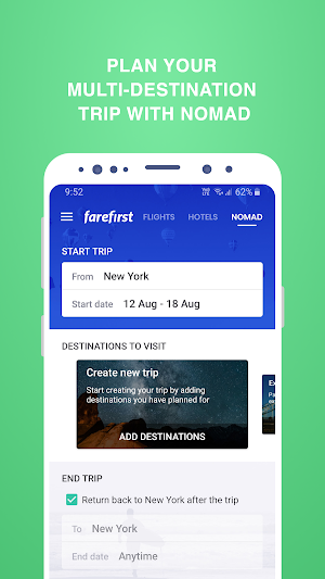 Cheap Flights App - FareFirst Screenshot 1