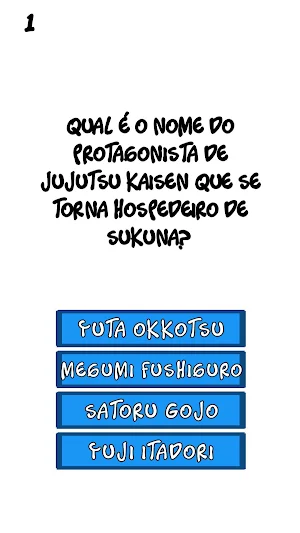 Jujutsu Kaisen Quiz Screenshot 0
