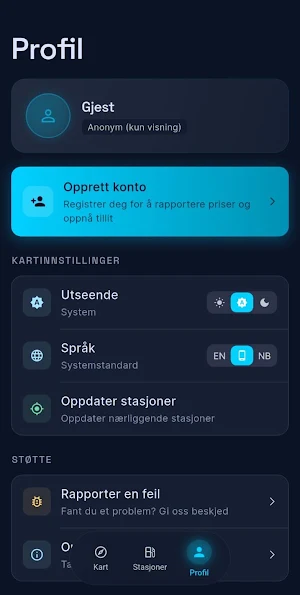 Drivstoffpriser Screenshot 2