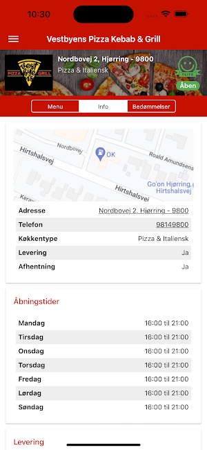 Vestbyens pizza kebab & grill Screenshot 1