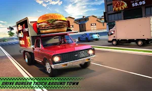 Food Truck Driving Simulator: Food Delivery Games Screenshot 2