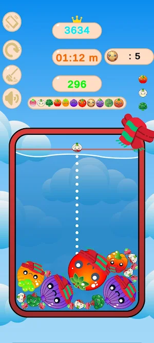Potato Game : merge vegetable Screenshot 2