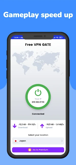FREE VPN GATE - Security & Unblock Screenshot 3