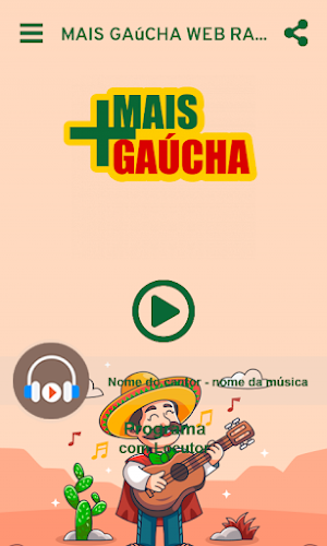 Mais Gaúcha Web Rádio Screenshot 1