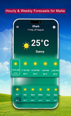 Malta Weather Forecast Screenshot 1